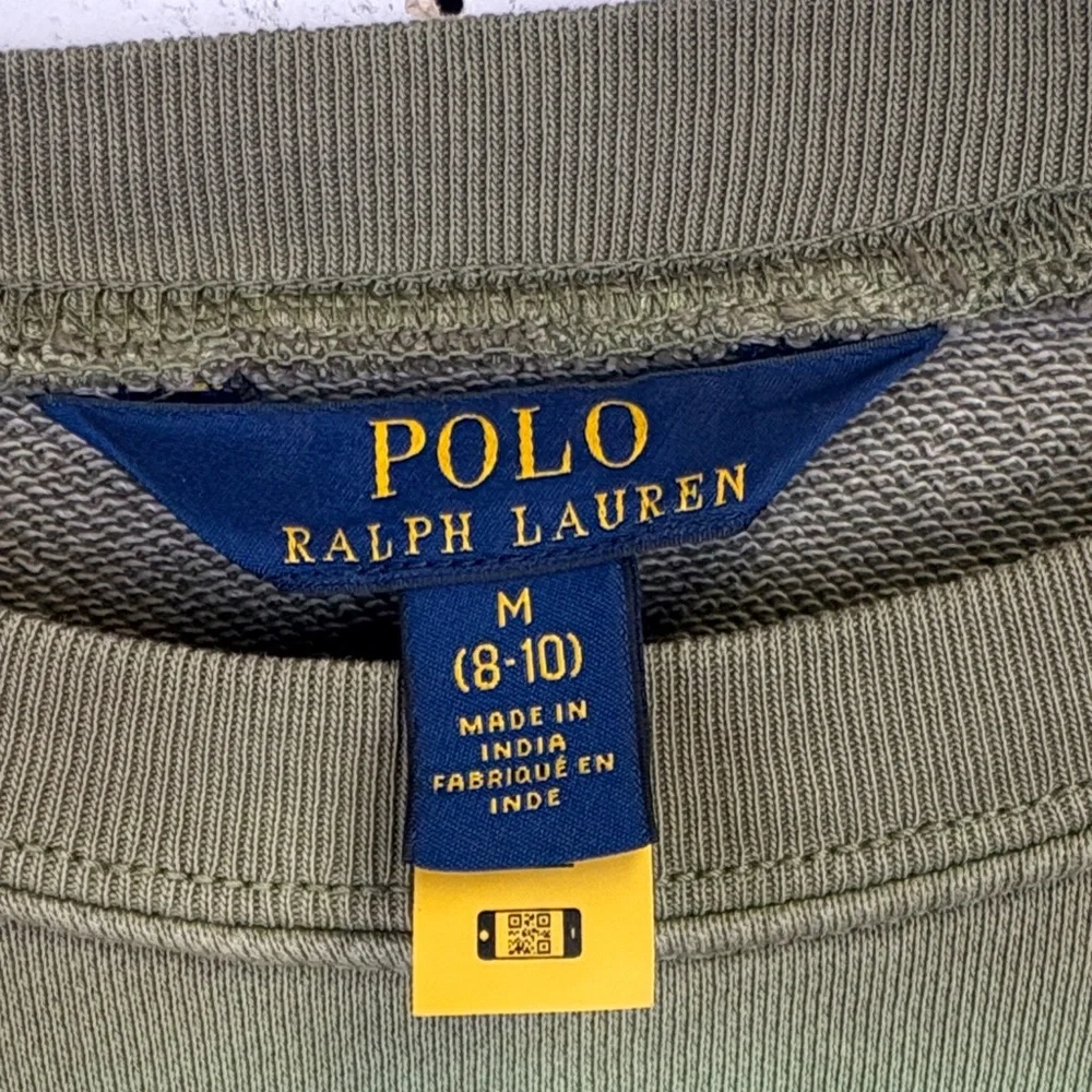 Kids Ralph Lauren Ombre Terry Sweatshirt/ Size M 8-10
